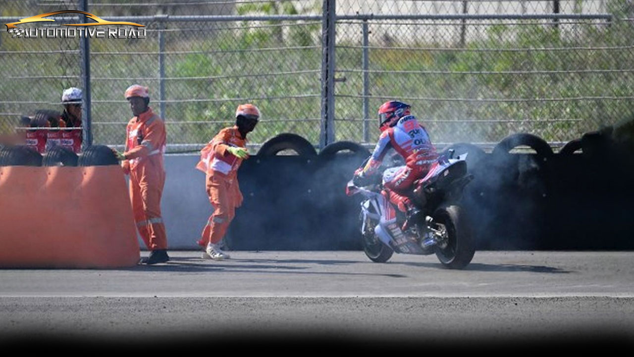 Marquez Ungkap Motornya Rusak Usai Terbakar APAR yang Dipakai Tak Sesuai